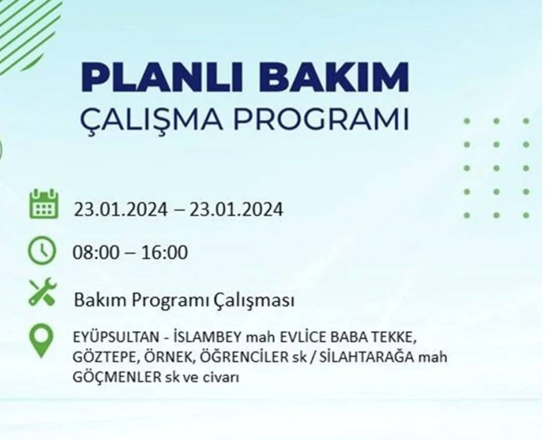 İstanbul karanlığa gömülecek! 22 ilçede saatlerce elektrik gelmeyecek! Hangi ilçelerde elektrik kesintisi var? 35